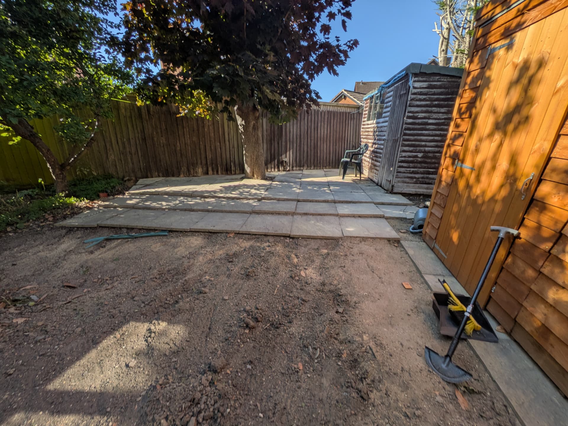 Patio clearance after